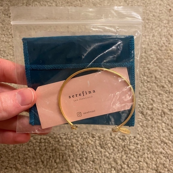 SEREFINA Rose Cut CZ Cuff Bracelet - Picture 5 of 5